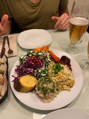 We eat 2 at Organi Chiado in Lisbon