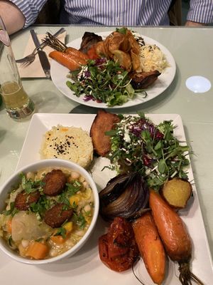 Feijoada vegan, delicious and so fresh vegetables  at Organi Chiado in Lisbon