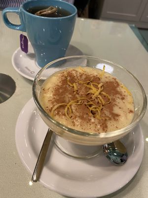 Best rice pudding in the world 😋😋 at Organi Chiado in Lisbon