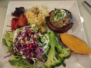 Plato del día at Organi Chiado in Lisbon