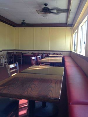 Inside of restaurant at MCS Grill in Hanapepe