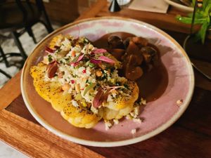 Cauliflower steak at Hello Auntie in Marrickville