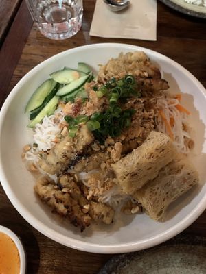 Vermicelli noodle salad   at Hello Auntie in Marrickville