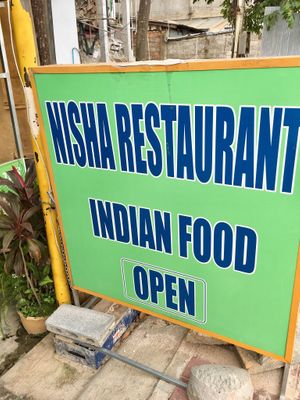 Front of Restaurant  at Nisha Restaurant  in Phonsavan