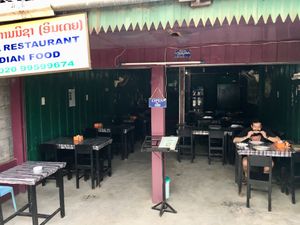 Front of Restaurant  at Nisha Restaurant  in Phonsavan