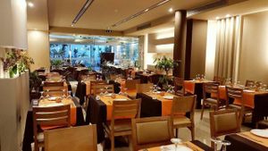 Inside Namaste indian restaurant at Namaste in Funchal