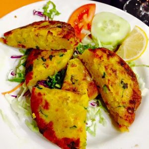 Aloo Ticki at Namaste in Funchal