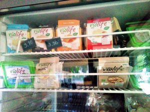 vegan cheese at EasyGreen Vegan Foodstore & Snack bar in Porto