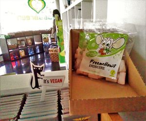 marshmallows at EasyGreen Vegan Foodstore & Snack bar in Porto
