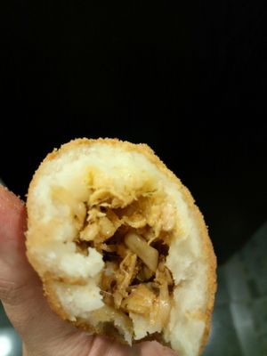 coxinha de jaca at EasyGreen Vegan Foodstore & Snack bar in Porto