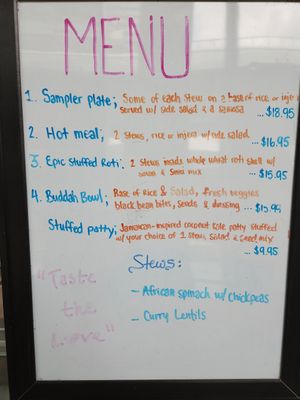 Menu changes regularly. Often there are yummy sweets and deserts (based on availability) at Chic Peas Veg in Toronto