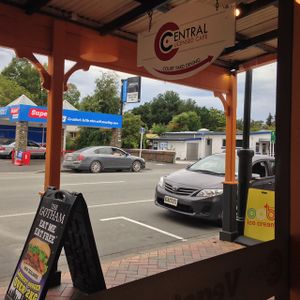 looking outside  at Central Cafe and Grill in Geraldine