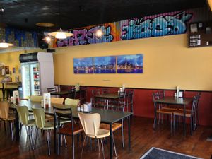 inside  at Central Cafe and Grill in Geraldine