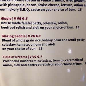 burgers  at Central Cafe and Grill in Geraldine