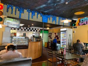 Diner vibe at Central Cafe and Grill in Geraldine