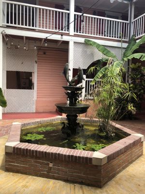 Courtyard setting  at The Courtyard Juice and Fitness Center in St Croix