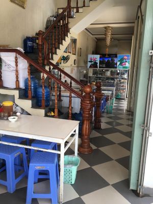 Inside of shop at An Lac in Kon Tum