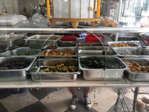 Pick and choose with rice  at An Lac in Kon Tum