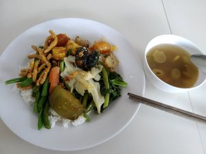 Buffet at An Lac in Kon Tum