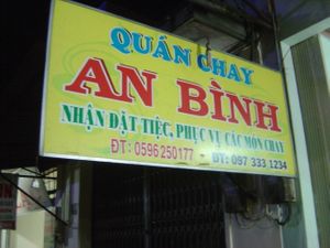 Sign at An Binh in Pleiku