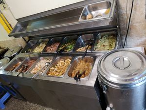 El buffet at Yan Yan SuShi in Guangzhou