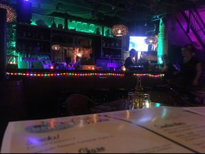 bar decir at No Bones Beach Club in Portland