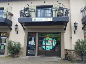 outside at No Bones Beach Club in Portland