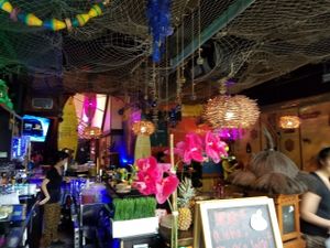 inside at No Bones Beach Club in Portland