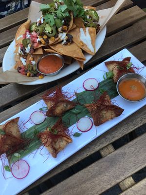 appetizers at No Bones Beach Club in Portland
