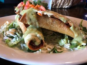 Jackfruit Flautas  at No Bones Beach Club in Portland