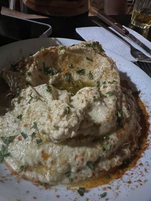 Hummus  at Utopian Garden in Athens