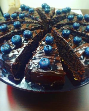 Chocolate-date cake at Minirestaurace Pure Love / U Hanči in Frydek-mistek