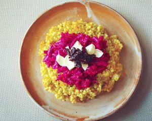 Egg barley based meal at Minirestaurace Pure Love / U Hanči in Frydek-mistek