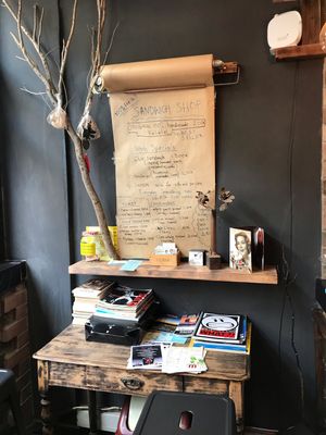 Menu annexe at Meraki Cafe in Volos