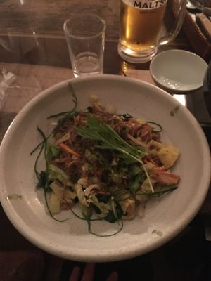 Pasta at Natural Food Village in Kyoto