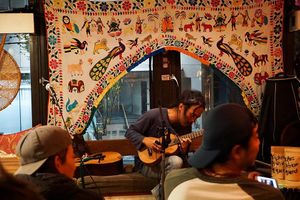 inside at Natural Food Village in Kyoto
