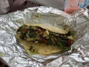 Vegan taco  at Jaco Juice and Taco Bar in West Chester