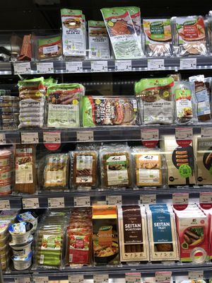Even more vegan meats!  at denn's Biomarkt in Freising