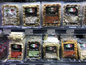 Vegan pasta   at denn's Biomarkt in Freising