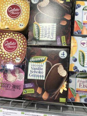 Vegan Ice Cream   at denn's Biomarkt in Freising