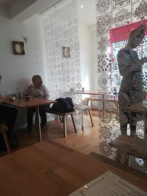 inside at Plum Vanilla in Narberth