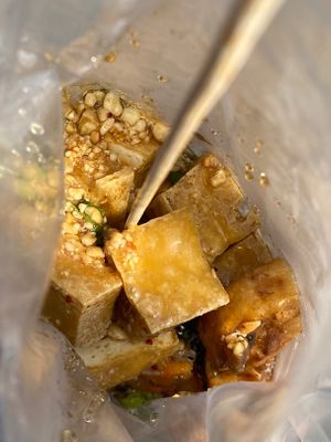   at Tue Kha & Fried Tofu - Food Stall in Chiang Rai