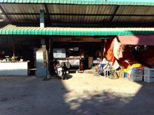 View from the front at Tue Kha & Fried Tofu - Food Stall in Chiang Rai