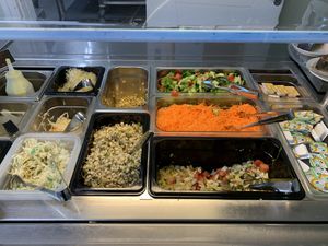 Salad buffet  at Kasvis Ravintola  in Turku