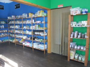 Inside the store at The Happy Market in Ponta Delgada