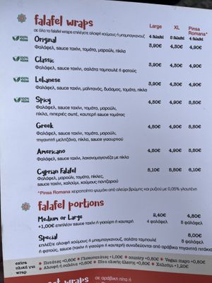   at Falafel Taste Middle East in Thessaloniki