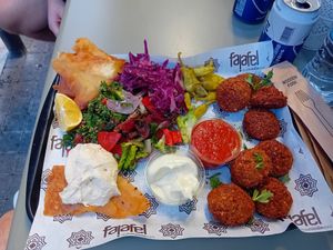  at Falafel Taste Middle East in Thessaloniki