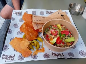  at Falafel Taste Middle East in Thessaloniki