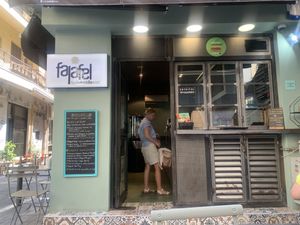   at Falafel Taste Middle East in Thessaloniki