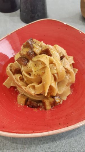 Carbonara veg. at Al Lampione in Gorizia